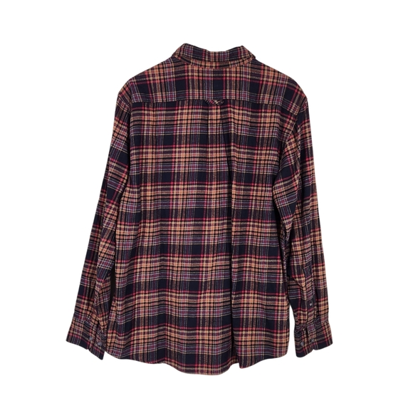 NWT Eddie Bauer Shirt Mens Flannel Button Up Plaid Long Sleeve, Sz XL - Picture 2 of 10
